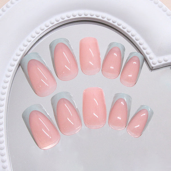 12 Sizes-24 Pcs Press On Nails W1964