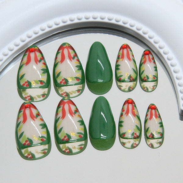12 Sizes-24 Pcs Press On Nails Z1005