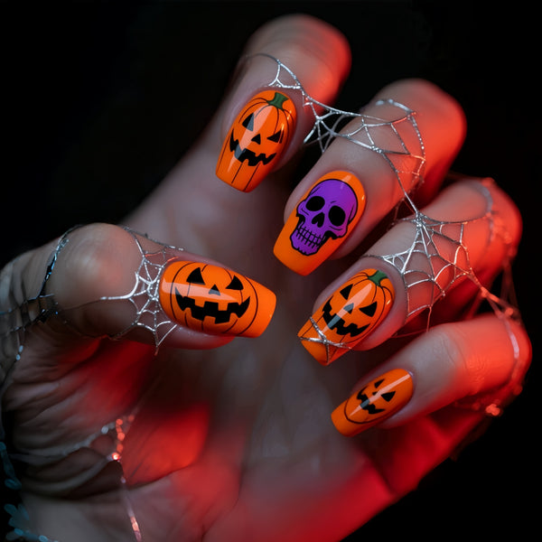 12 Sizes-24 Pcs Press On Nails Y1177