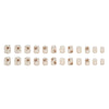 12 Sizes-24 Pcs Press On Nails W1439
