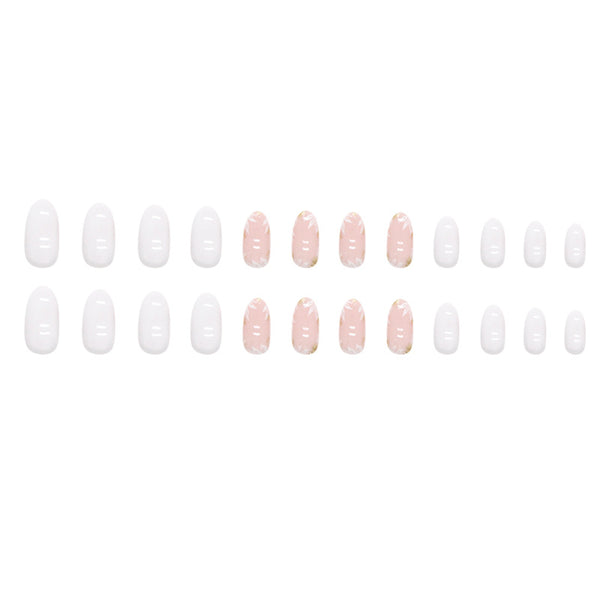 12 Sizes-24 Pcs Press On Nails W557