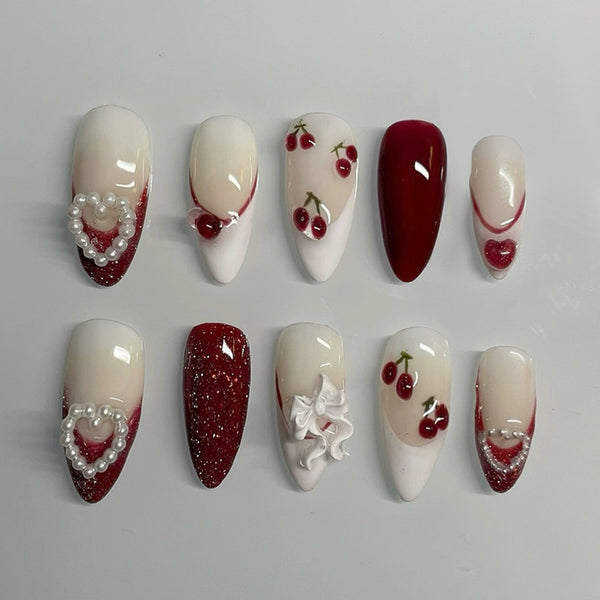 12 Sizes-24 PcsPress On Nails Z1134