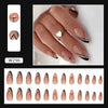 12 Sizes-24 Pcs Press On Nails W296