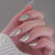 12 Sizes-24 Pcs Press On Nails W1273