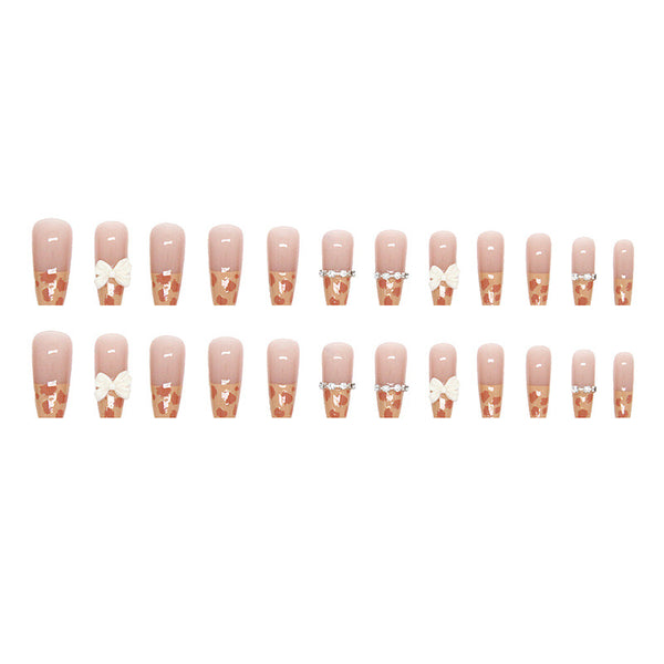 12 Sizes-24 Pcs Press On Nails Z503