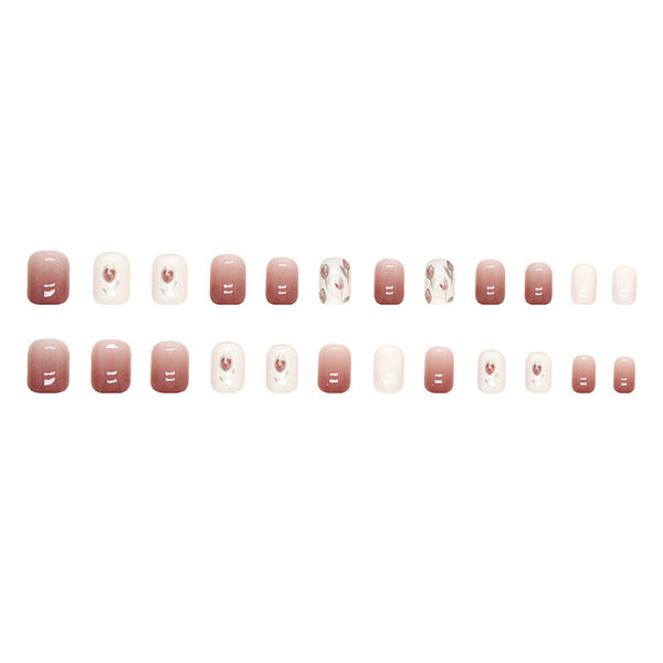 12 Sizes-24 Pcs Press On Nails R759
