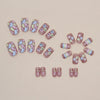 12 Sizes-24 Pcs Press On Nails W642