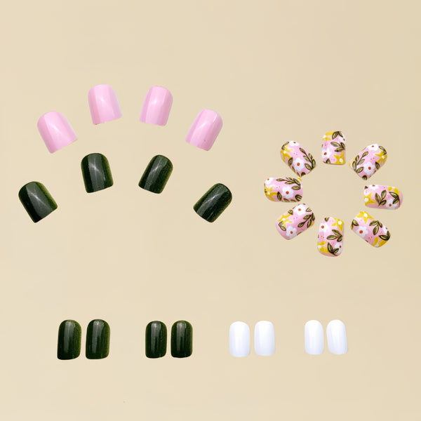 12 Sizes-24 Pcs Press On Nails Y779