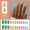 12 Sizes-24 Pcs Press On Nails C379