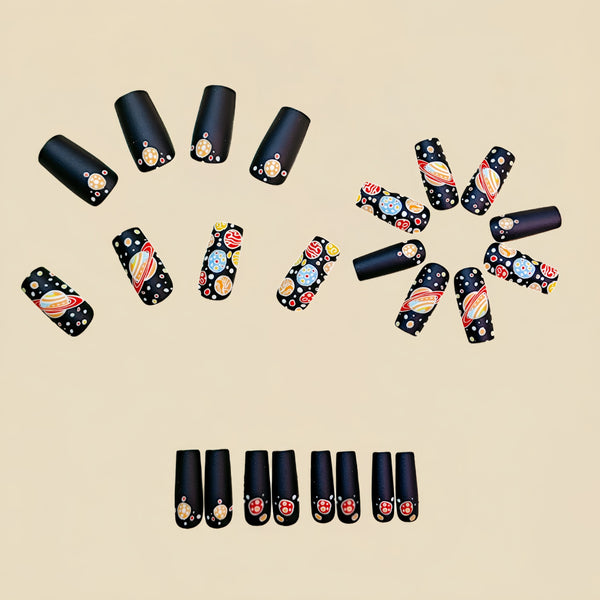 12 Sizes-24 Pcs Press On Nails Y958