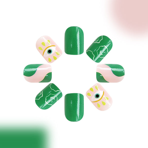 12 Sizes-24 PcsPress On Nails C367