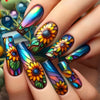 12 Sizes-24 Pcs Press On Nails Y1403