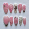 12 Sizes-24 Pcs Press On Nails W2010
