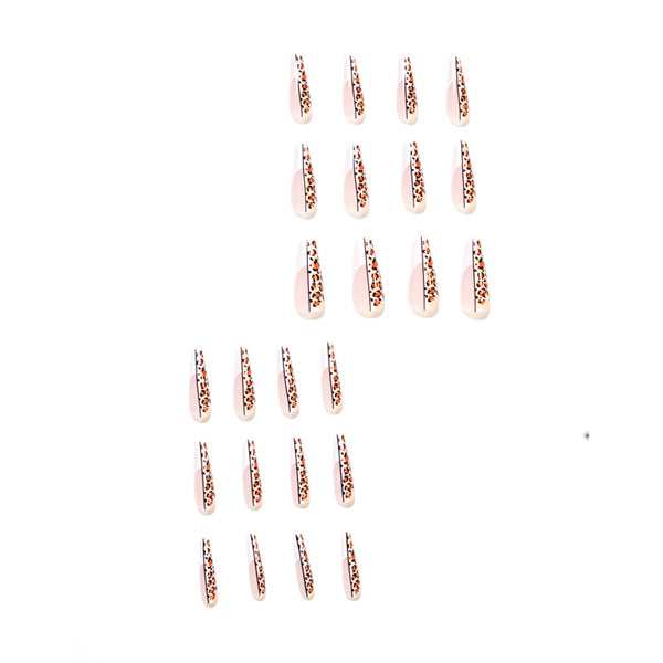 12 Sizes-24 Pcs Press On Nails JP1447