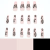 12 Sizes-24 Pcs Press On Nails JP1469