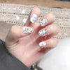12 Sizes-24 Pcs Press On Nails JP999