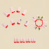 12 Sizes-24 Pcs Press On Nails Y1279