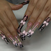 12 Sizes-24 Pcs Press On Nails JP4303