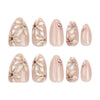 12 Sizes-24 Pcs Press On Nails JP3314