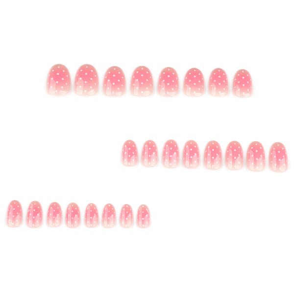 12 Sizes-24 Pcs Press On Nails JP4166