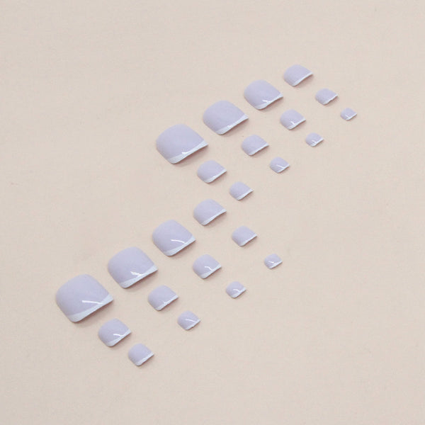 12 Sizes-24 Pcs Press On Nails F099