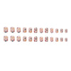 12 Sizes-24 Pcs Press On Nails W1410