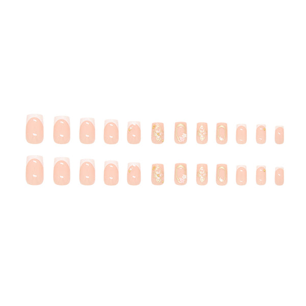 12 Sizes-24 Pcs Press On Nails Z1092