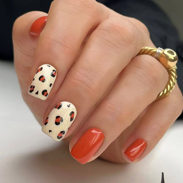 12 Sizes-24 Pcs Press On Nails C1245