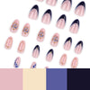 12 Sizes-24 Pcs Press On Nails JP4378