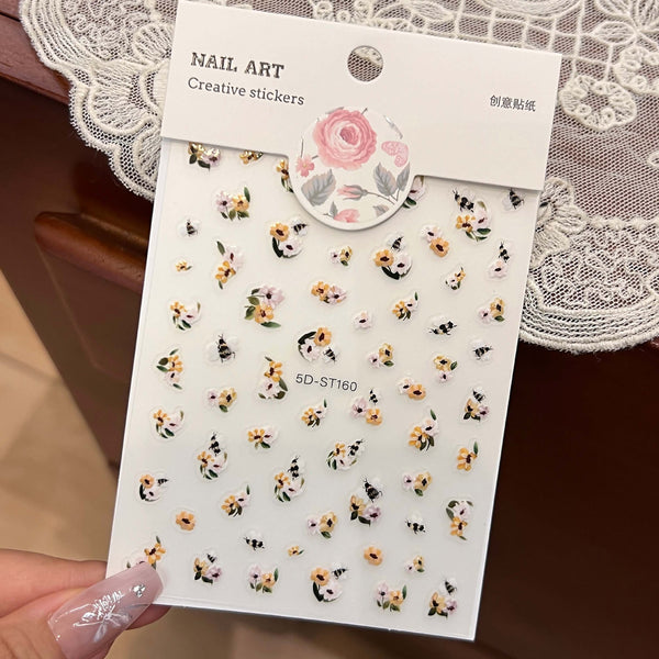 5D Nail Art Sticker 5DST160