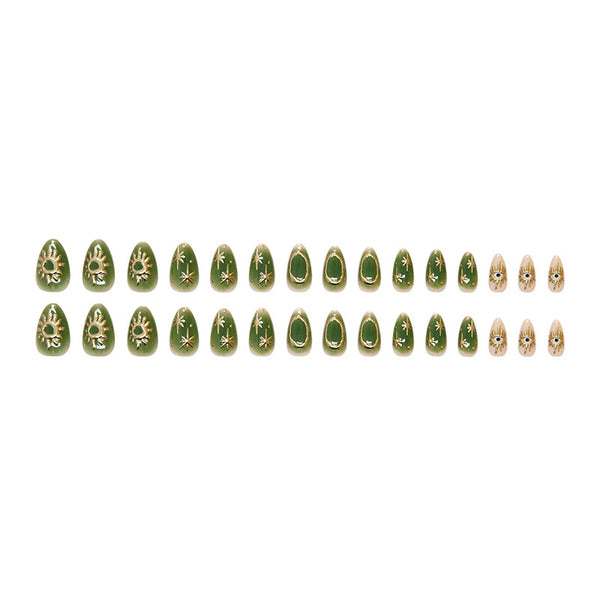 30 Pcs Press On Nails W1785