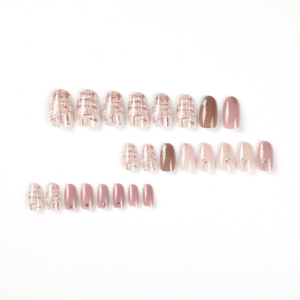 Medium Pink Press on Nails