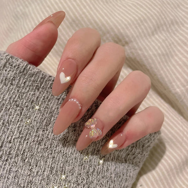 12 Sizes-24 Pcs Press On Nails JP1325