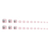 12 Sizes-24 Pcs Press On Nails F075