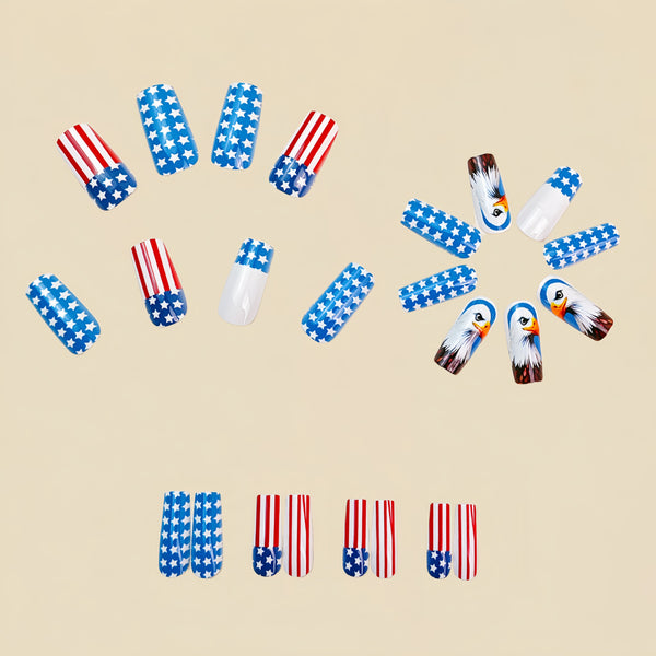 12 Sizes-24 Pcs Press On Nails Y738