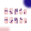 12 Sizes-24 Pcs Press On Nails C406