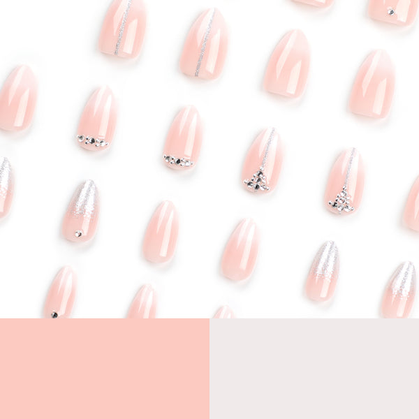 12 Sizes-24 Pcs Press On Nails JP2847