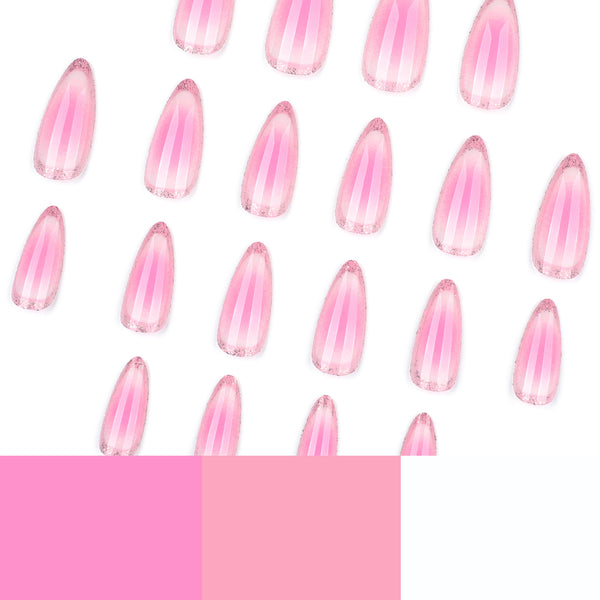 12 Sizes-24 Pcs Press On Nails JP3957