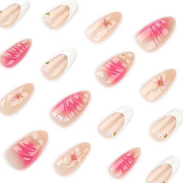 12 Sizes-24 Pcs Press On Nails JP4022