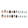 12 Sizes-24 Pcs Press On Nails W2132
