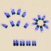 12 Sizes-24 Pcs Press On Nails Y957