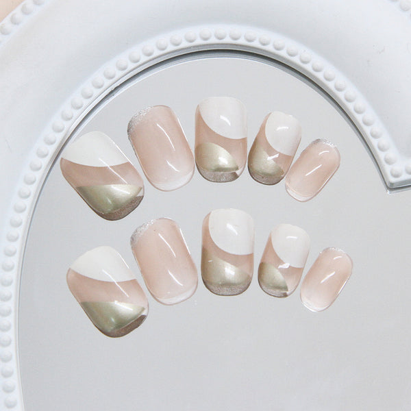 12 Sizes-24 Pcs Press On Nails R944