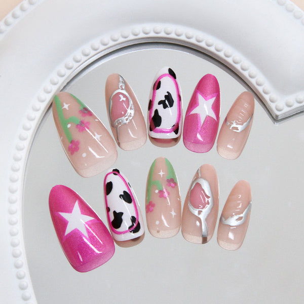 30 Pcs Press On Nails W2096