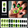 12 Sizes-24 Pcs Press On Nails C1578