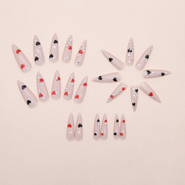 12 Sizes-24 Pcs Press On Nails Z692
