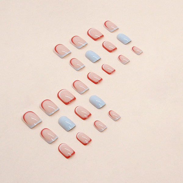 12 Sizes-24 Pcs Press On Nails W988