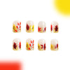 12 Sizes-24 Pcs Press On Nails C627