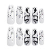12 Sizes-24 Pcs Press On Nails JP2965