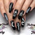 12 Sizes-24 Pcs Press On Nails JP1555