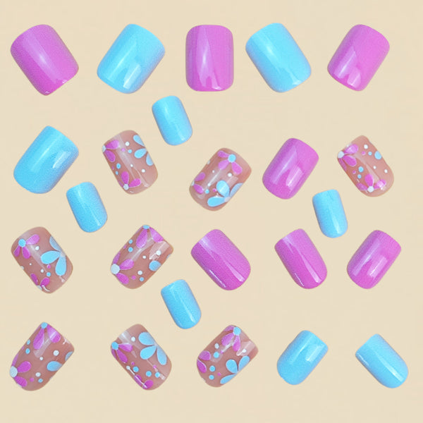 12 Sizes-24 Pcs Press On Nails Y779